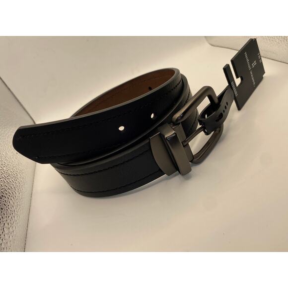 Mutual Weave Men’s Reversible Belt Black Brown Size Small Classic Preppy - Picture 3 of 6